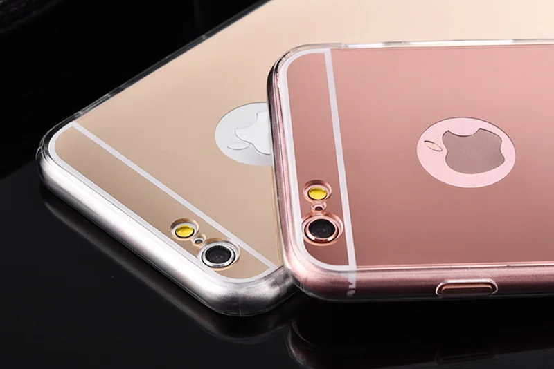 Роскошный мягкий защитный чехол из ТПУ с зеркальным стеклом для Apple iPhone XR XS Max X 8 7 6