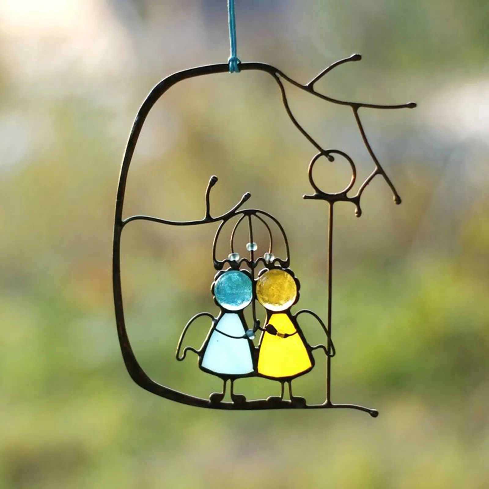 

Garden Window Hangings Ramadan Decoration Angels Couple Love Home Decor Pendants Gift Wedding Decoration For Home Decor #BL1