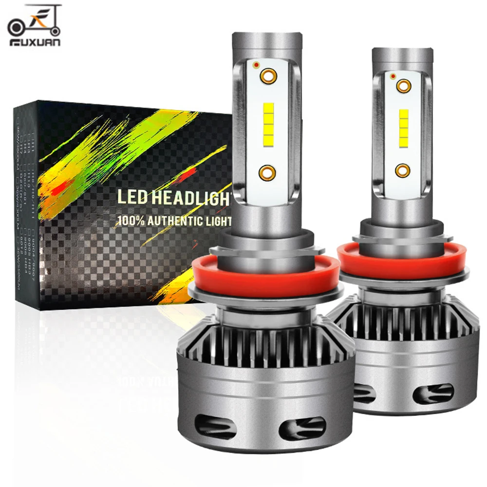 

FUXUAN H7 LED H4 H8 H11 H16 9005 9006 9012 HIR2 HB3 HB4 Ultinon Essential LED bulbs for cars 6000K Auto Headlight Fog Lamps 2PCS
