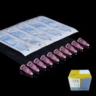 Прозрачный шприц для пирсинга Иглы, инъекционный клей, прозрачный наконечник, крышка для фармацевтической инъекционной иглы, 32 г, 4 мм, инструмент, манометр