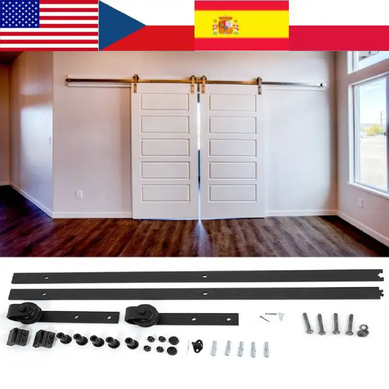 Оборудование для раздвижных деревянных дверей в сарае набор Стальных