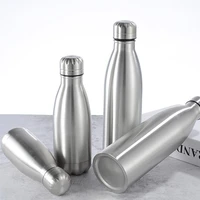 1l stainless steel sports bottle single layer cola bottle double wall insulated vacuum flask stainless steel heat thermos