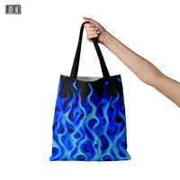 men women fashion canvas tote bags daily casual large capacity eco friendly grocery shopping bags reusable girls shoulder bags