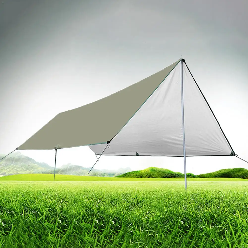 Кемпинг Брезент Укрытие Многофункциональный тент водонепроницаемый следа