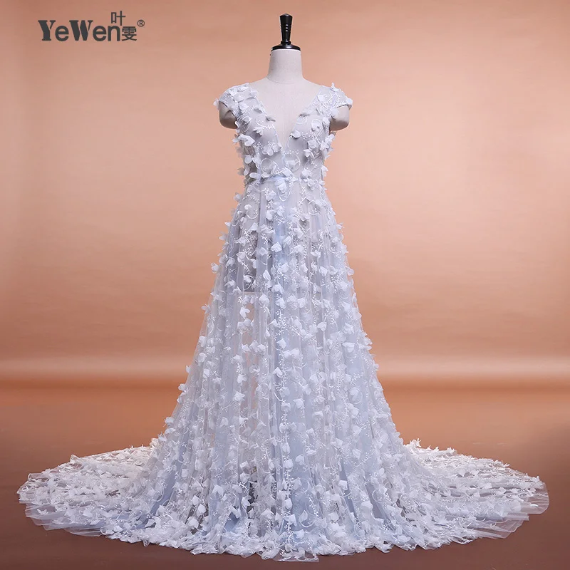 Халат De Soiree новый элегантный лепесток Бисер вечерние платья 100026 полу Длина v