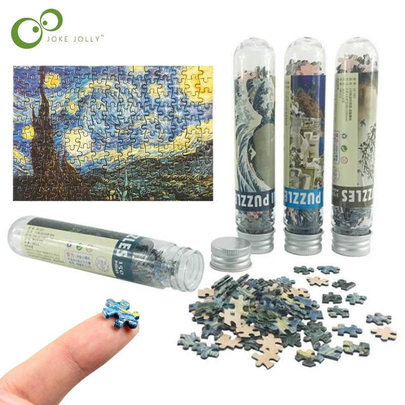 150 штук мини бумажные пазлы игровые Игрушки для детей взрослых Обучающие