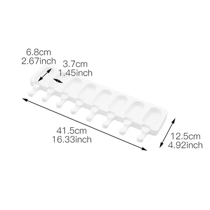

Freezer Ice Cream Makers Mold Popsicle Molds Silicone Icecream Form Reusable Cube Kitchen Tray Diy Lolly Tool Ice Cake S5H4