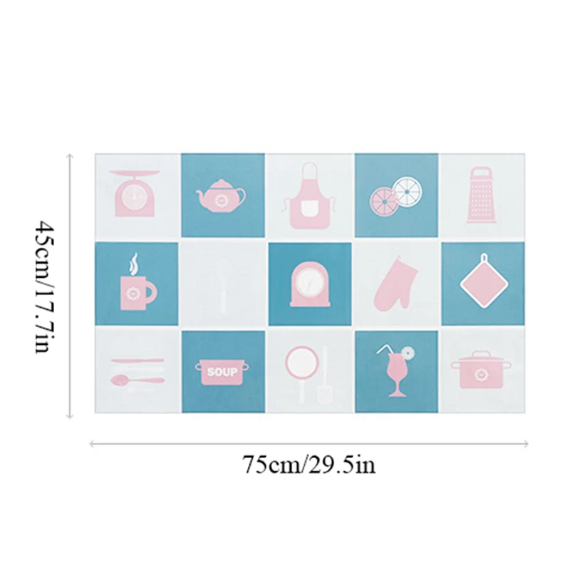 Кухонная самоклеящаяся наклейка с защитой от масла высокотемпературная для