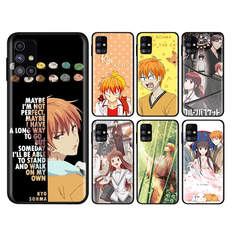

Anime Fruit basket For Samsung Note 20 10 9 8 Ultra lite Plus Pro F62 M62 M60 M40 M31S M21 M20 M10S Soft Phone Case