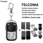 TELCOMA SLIM2, SLIM4, EDGE2, EDGE4, TANGO2, TANGO4, , дистанционное управление гаражной дверью, 433,92 МГц, фиксированный код