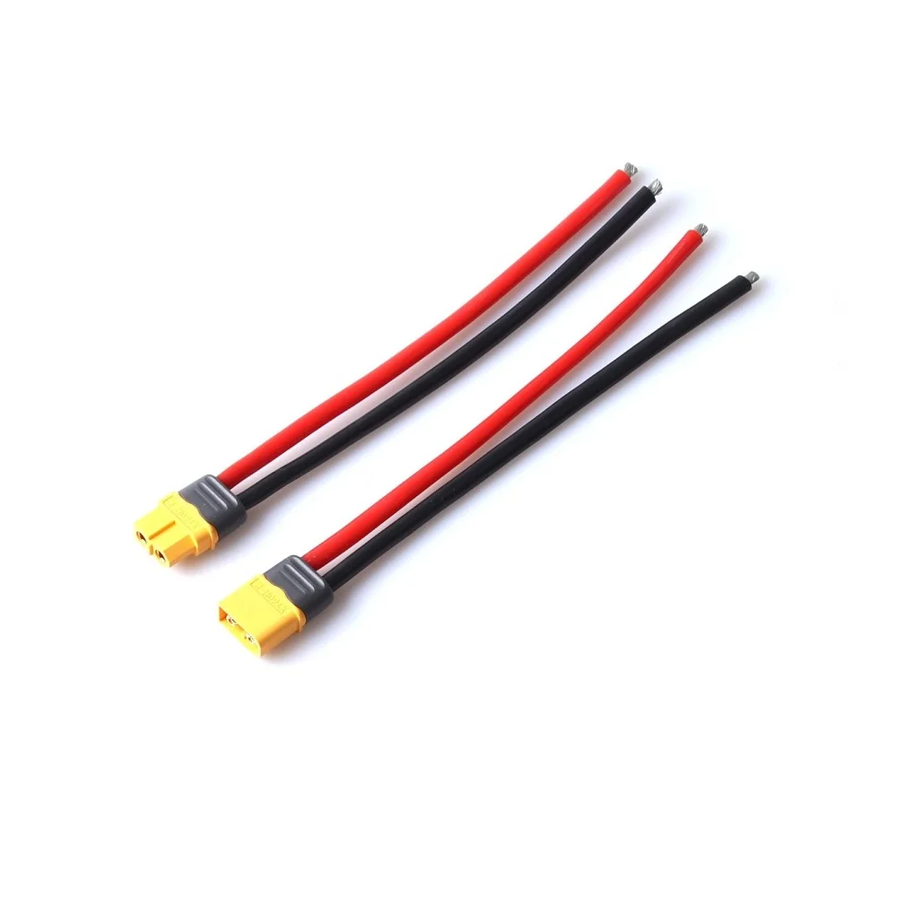 

AMASS XT60 XT60H Parallel Battery Connector 12AWG Cable Extension DIY male&female battery Cable150mm