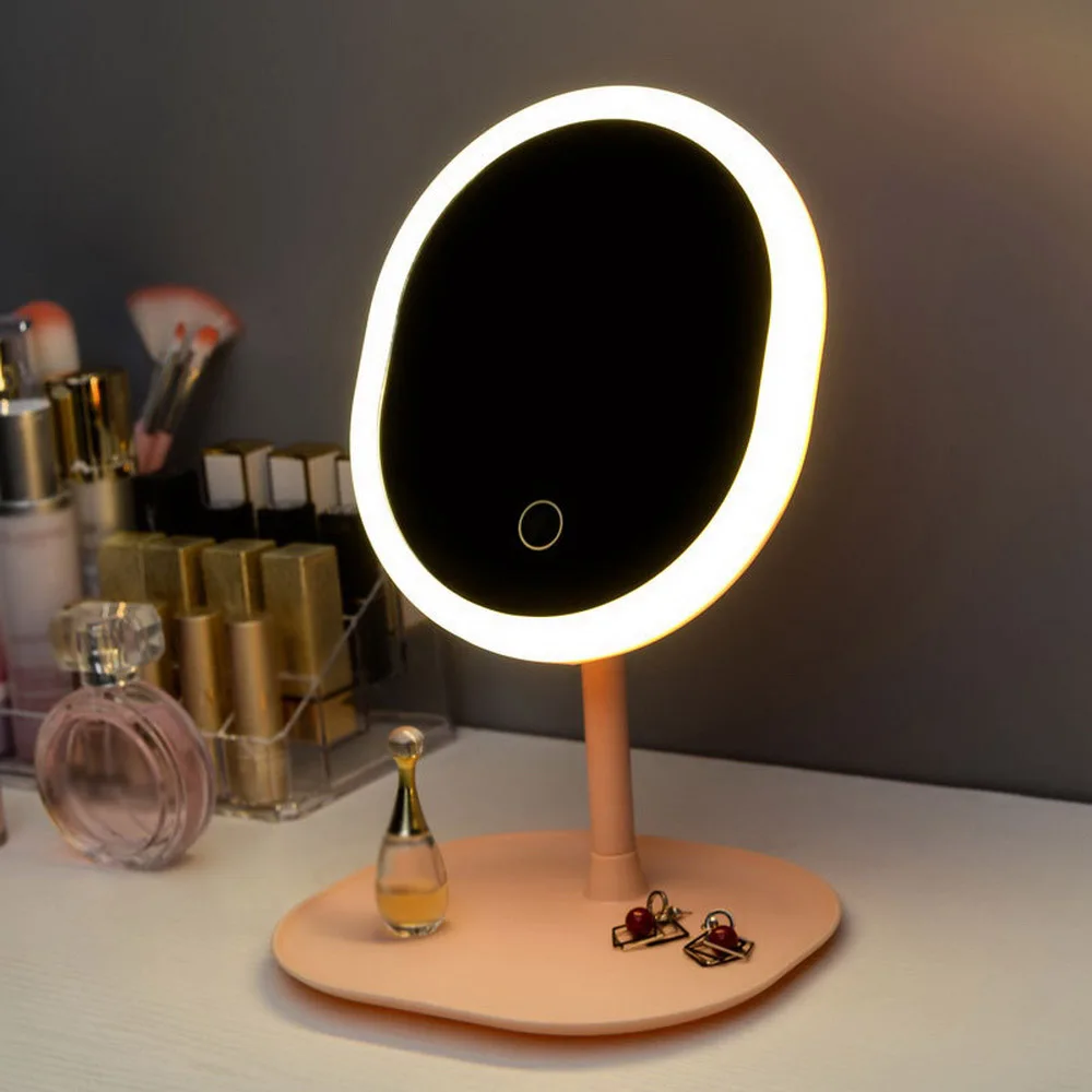 Зеркальный светильник с подсветкой для макияжа натуральный белый светодиодный