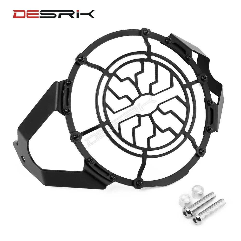 

DESRIK For Kawasaki Z900RS Z900 RS 2017 - 2019 Headlight Bracket Mask Mount Motorcycle Headlamp Guard Lampshade Grill Cover