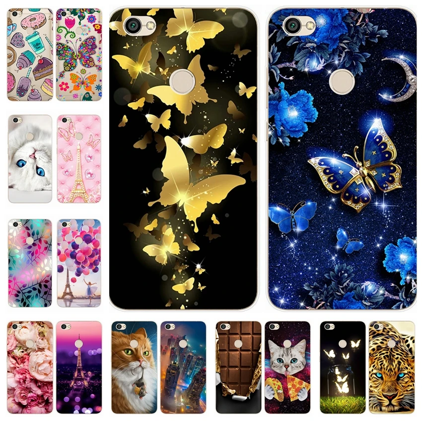 Чехлы из ТПУ для Xiaomi Redmi Примечание 5A Мягкий силиконовый чехол телефона с милым