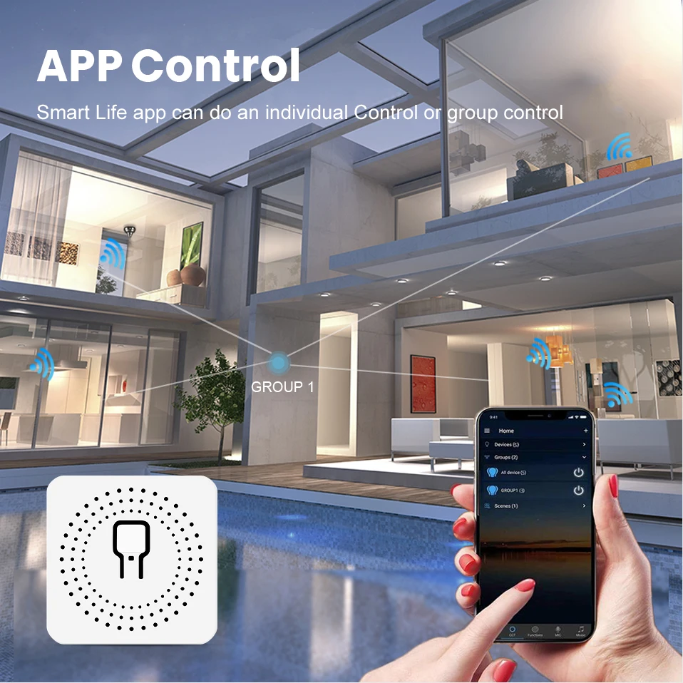 Коммутационный модуль AVATTO Tuya Zigbee 3 0 с нейтральным двухсторонним управлением