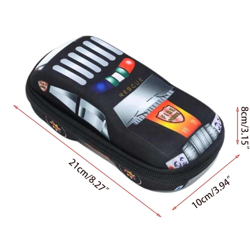 

Cartoon Racing Car Pencil Box Pencil Pouch Holder Built-in Hidden Storage Pocket