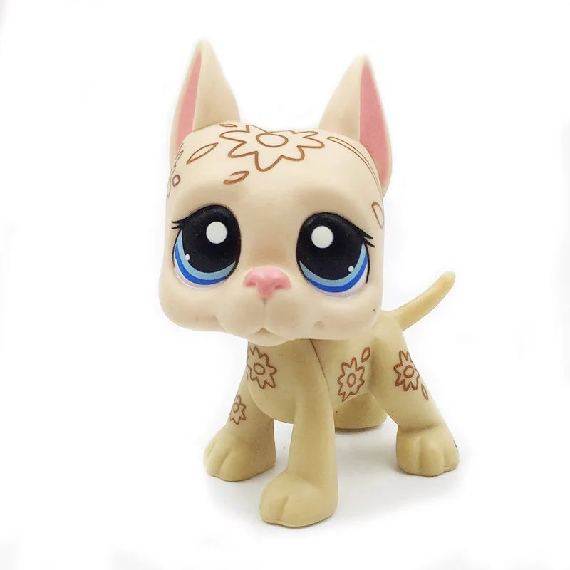 Настоящие lps маленькие игрушки для домашних животных hasber собака короткая