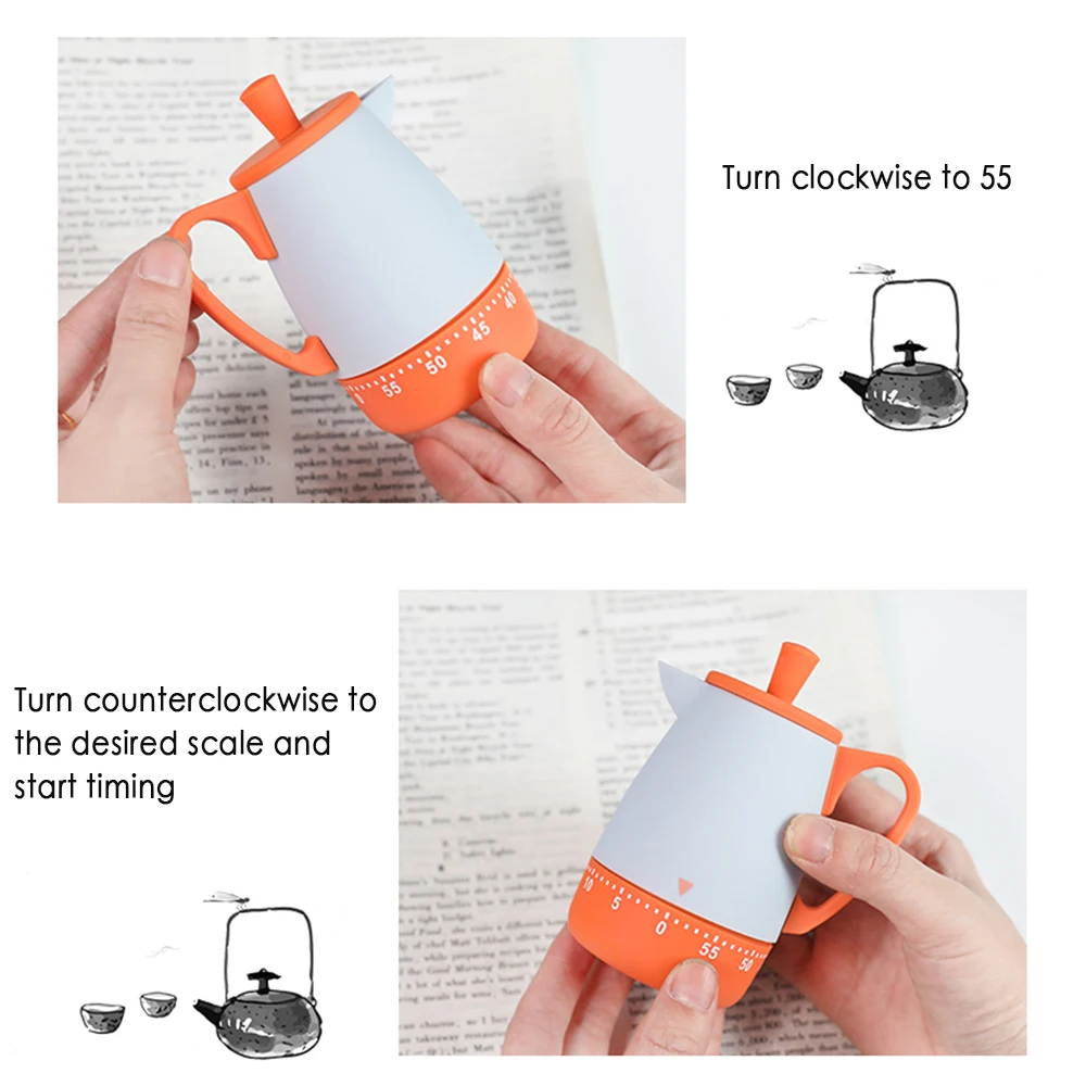 Портативные Инструменты для выпечки механическое напоминание кухонный таймер