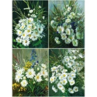 5D алмазная вышивка ромашки, цветок, полная квадратная Круглая Мозаика, сделай сам, набор для алмазной живописи, вышивка крестиком, искусство, украшение для дома