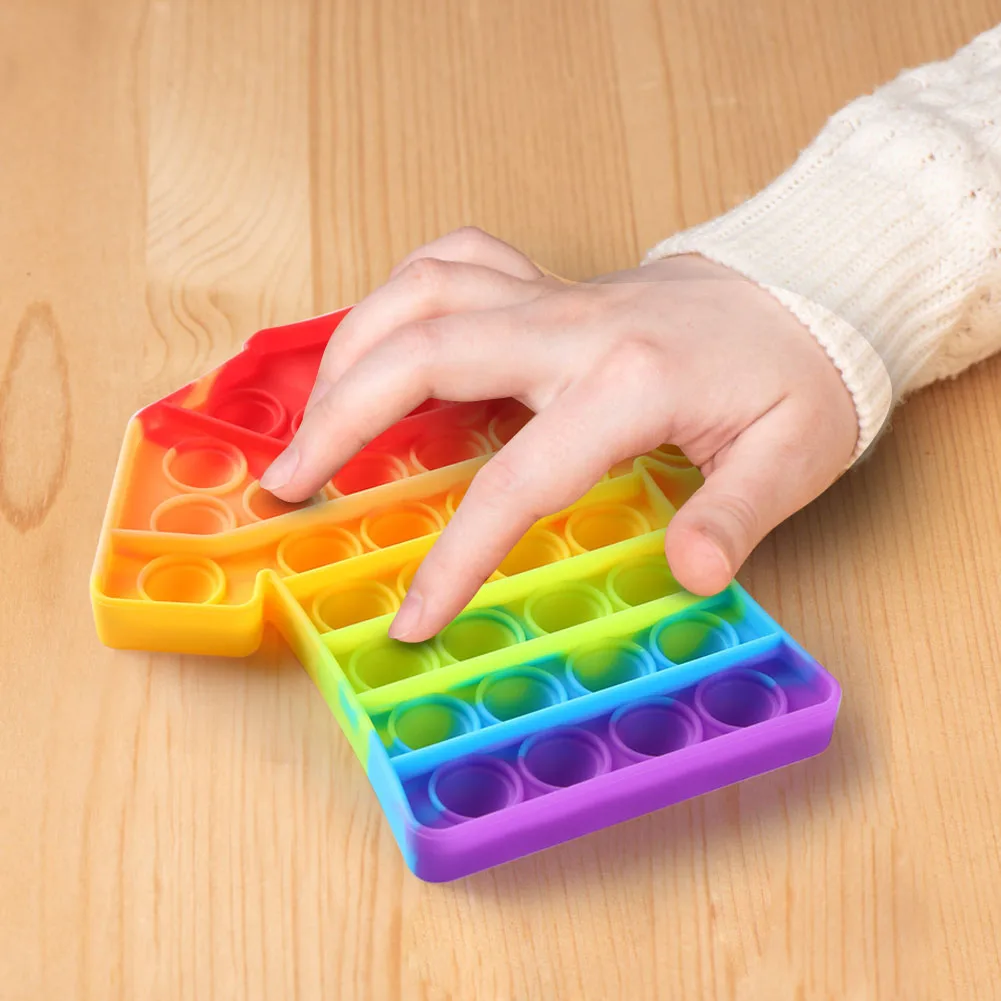 Juguete sensorial de silicona antiestr&eacute;s para ni&ntilde;os, juguete sensorial antiautismo, reducci&oacute;n de presi&oacute;n, regalos creativos divertidos-1