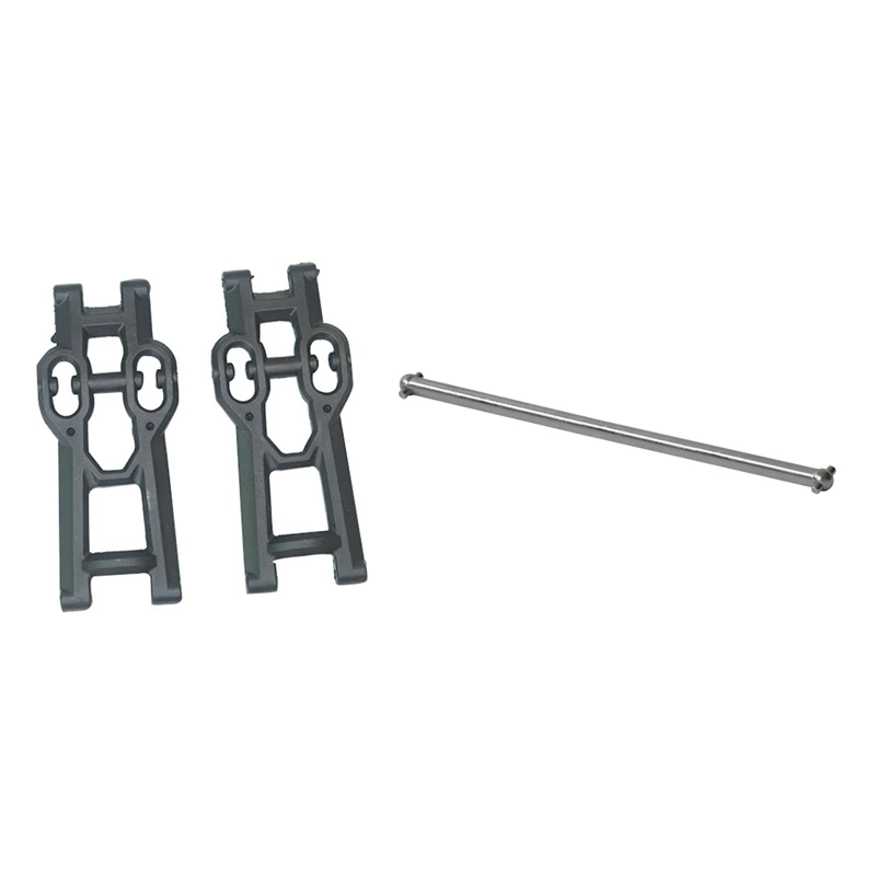 

2 Set RC Car Part: 1 Set Rear Swing Arm Black & 1 Pcs Metal Drive Shaft CVD