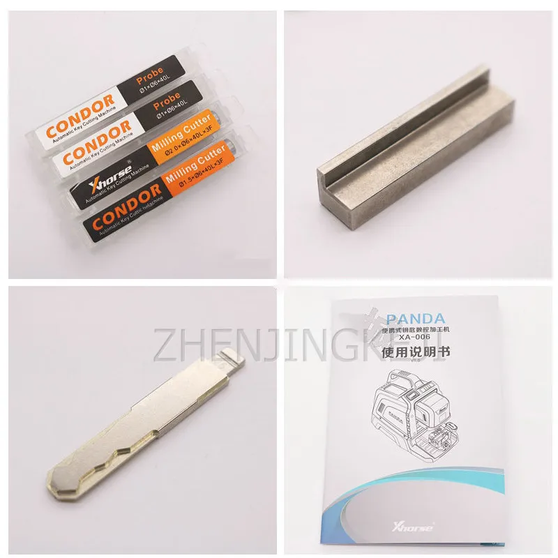 

Small Desktop Multifunction Key Machine XA-006 Home Portable Numerical Control Machining Key Machine Key Making Tools Equipment