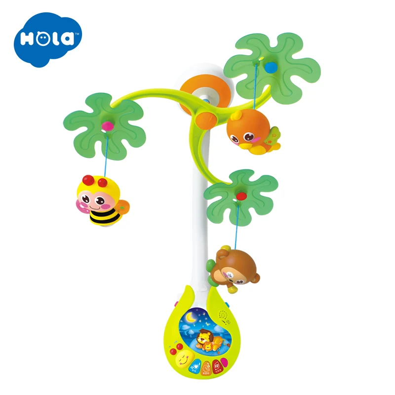 818 детские игрушки Детская кроватка Мобильная с музыкальными колыбельными