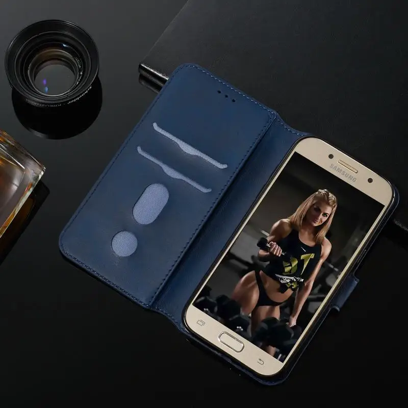 Для samsung Galaxy A5 чехол Кожаный чехол-бумажник для телефона с отделениями для карт чехлы на samsung A5 A520 Etui противоударный Ретро протектор