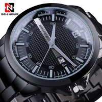 ben nevis top brand men luxury quartz watch stainless steel strap wristwatch business sports style clock male relogio masculino