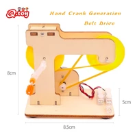 technology physic science stem toys hand crank generator experiment scientific diy toys teaching tool invention wooden steam toy