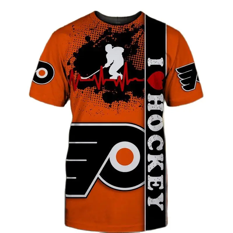 

New casual fashion T-shirt sports men's green beige and white color matching cute animal 3D printing leopard print T-shirt