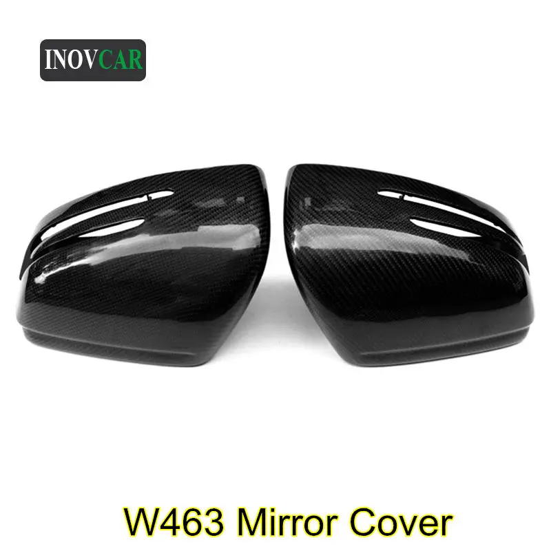 

Пара крышек для боковых зеркал заднего вида класса G W463, подходит для BENZ 2010-2017, автомобильный чехол из настоящего углеродного волокна