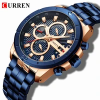 curren men watches to luxury brand business steel quartz watch casual waterproof male wristwatch chronograph relogio masculino