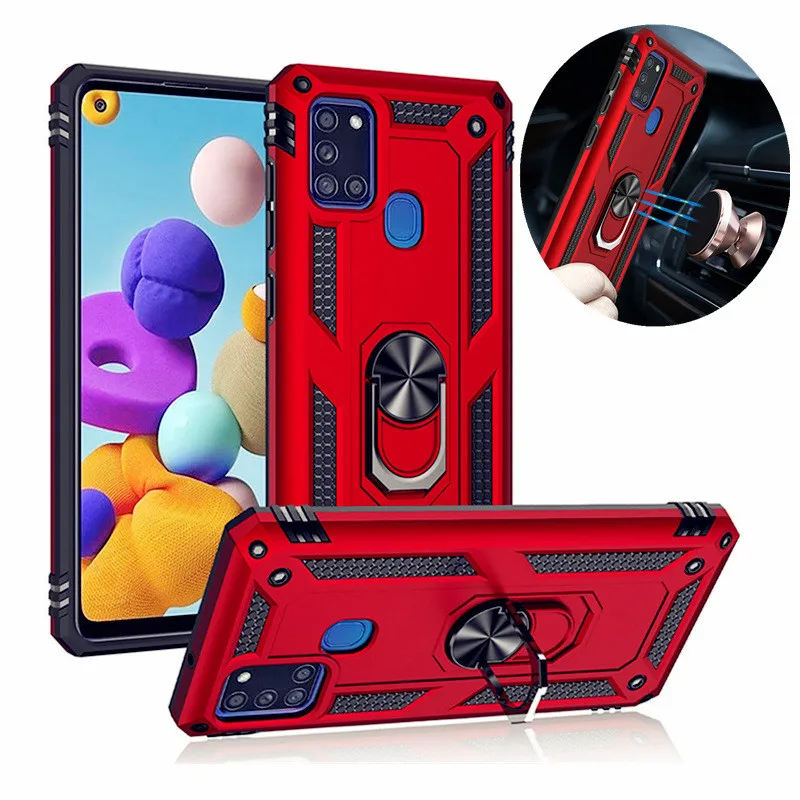 Противоударный чехол для Samsung Galaxy A21s A41 A51 A71 5G A81 A91 M31 M60S M80S S10 Note 10 Lite автомобильный