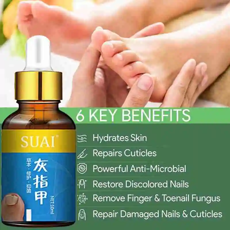

Toe Nail Fungus Removal Gel Nail Fungal Treatment Feet Care Essence Nail Foot Whitening Anti Infection Paronychia Onychomycosis