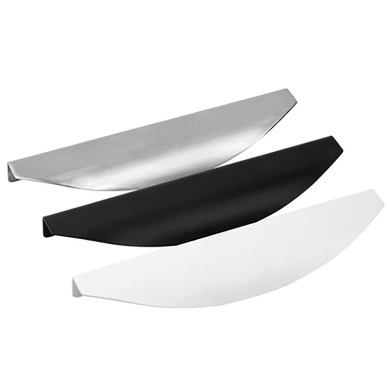 2 шт./лот ручки шкафа из нержавеющей стали скрытые для кухонного выдвижная ручка