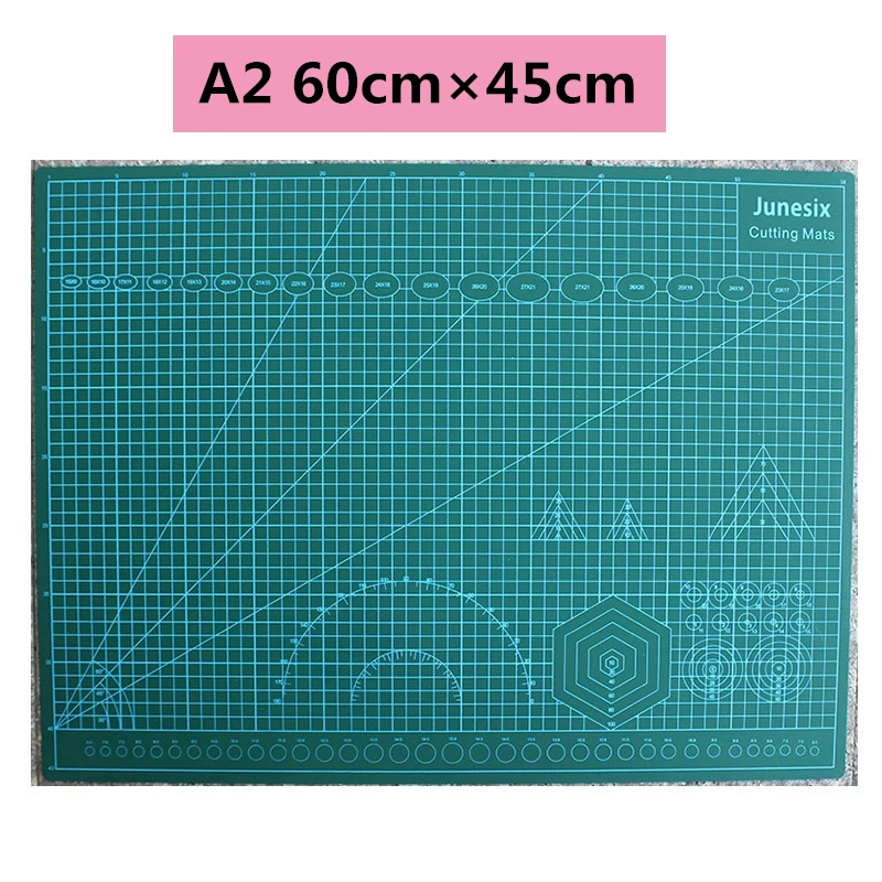 60×45cm A2 Size PVC Cutting Mat Double-Sided Carving Pad Self-Healing Engraving Board Model Plate