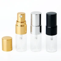 100pcs 2ml mini refillable perfume bottle sample spray bottle metal atomizer portable travel gift cosmetic container