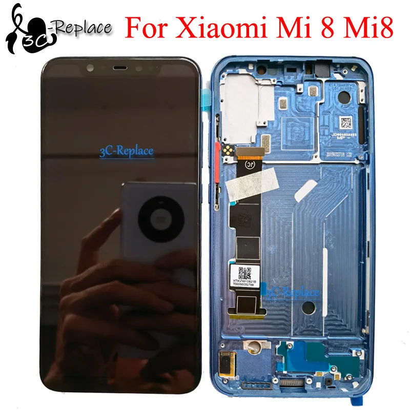 Оригинальный ЖК-дисплей Supor Amoled / OLED 6 2 дюйма для Xiaomi Mi 8 MI8 дигитайзер сенсорный