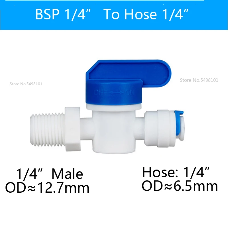 RO прямой 1/4 &quot3/8&quot OD шланг &quotBSP 1/2&quot наружная резьба БЫСТРОРАЗЪЕМНАЯ арматура
