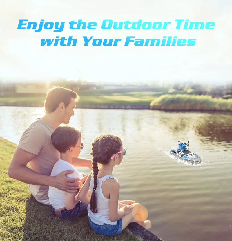 Радиоуправляемая лодка, летающая воздушная лодка, радиоуправляемая светодиодная машина на панели управления, подарки на день рождения и Рождество, игрушки на дистанционном управлении для детей