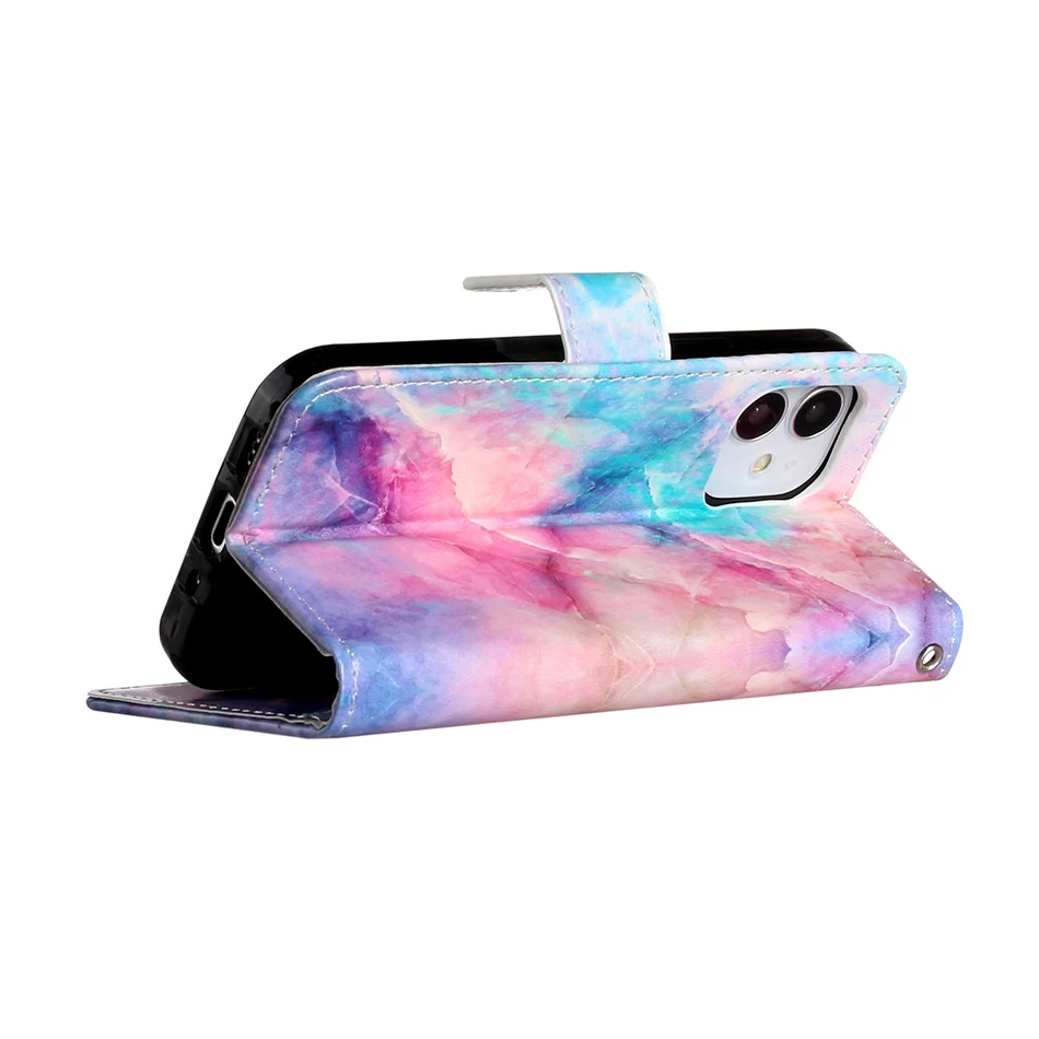 Чехол книжка из искусственной кожи для Samsung Galaxy S10 Plus S10e S20 Ultra A10 A20 A30 A40 A50 A70 A51 A71 A6 A7