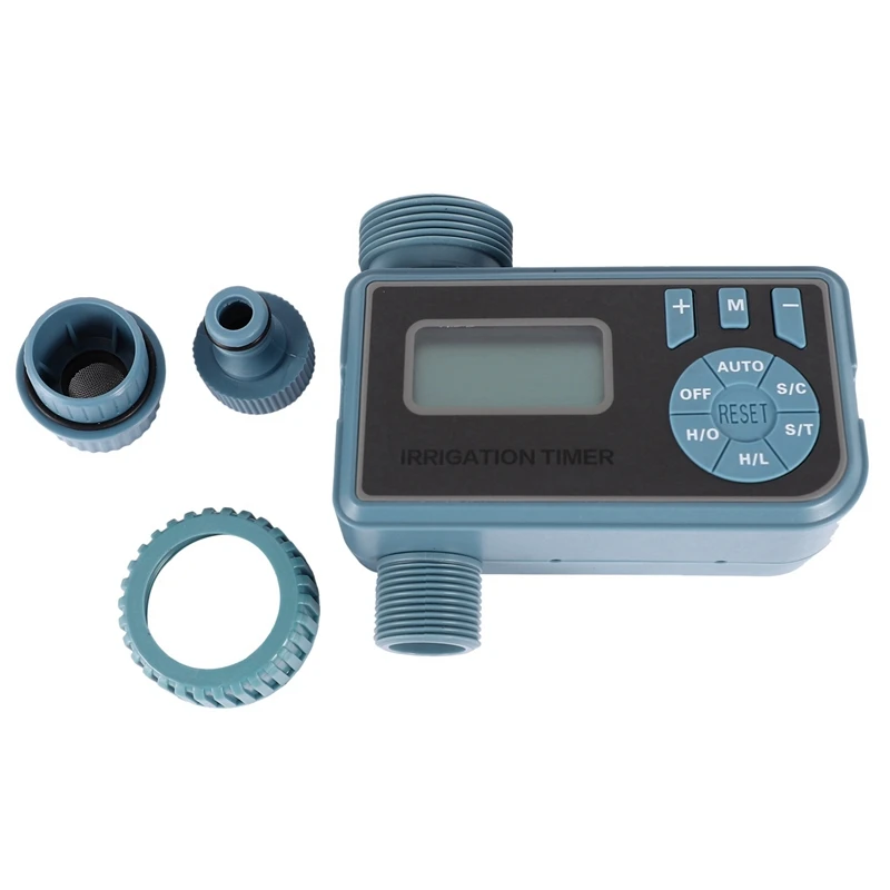 

Promotion! Garden Hose Splitter Water Pipe 4 Way Tap Garden Tap Connector with Automatic Electronic Smart Digital Water Timer