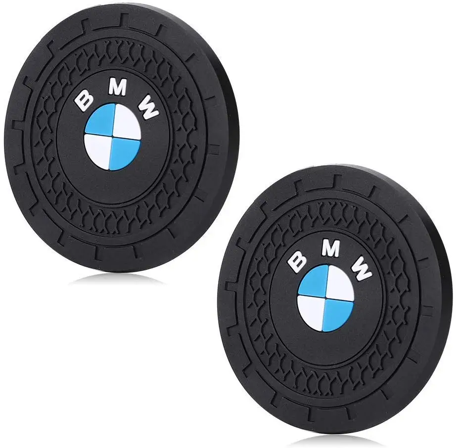 2 шт. подставка под чашку с логотипом автомобиля аксессуары для BMW