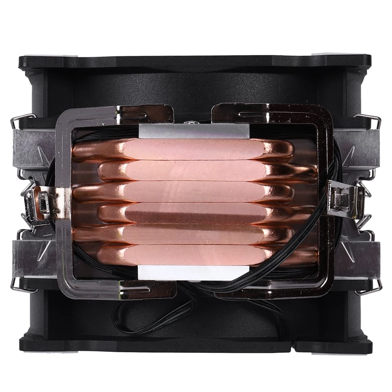 Кулер для процессора SNOWMAN M-T6 4 контакта 6 тепловых трубок двойные вентиляторы 12 см