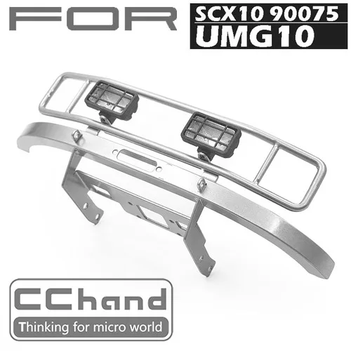 B CChand металлический ранчо передний бампер для осевой SCX10 90075 UMG10 1/10 rc автомобиль - Цвет: B