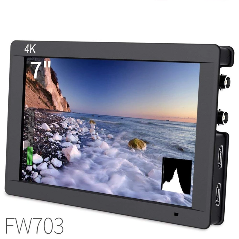 Fw703 7 дюймов Ips 3g Sdi 4K Hdmi Dslr монитор Full Hd 1920x1200 на камеру полевой монитор с гистограммой для стабилизатора камеры s Rig
