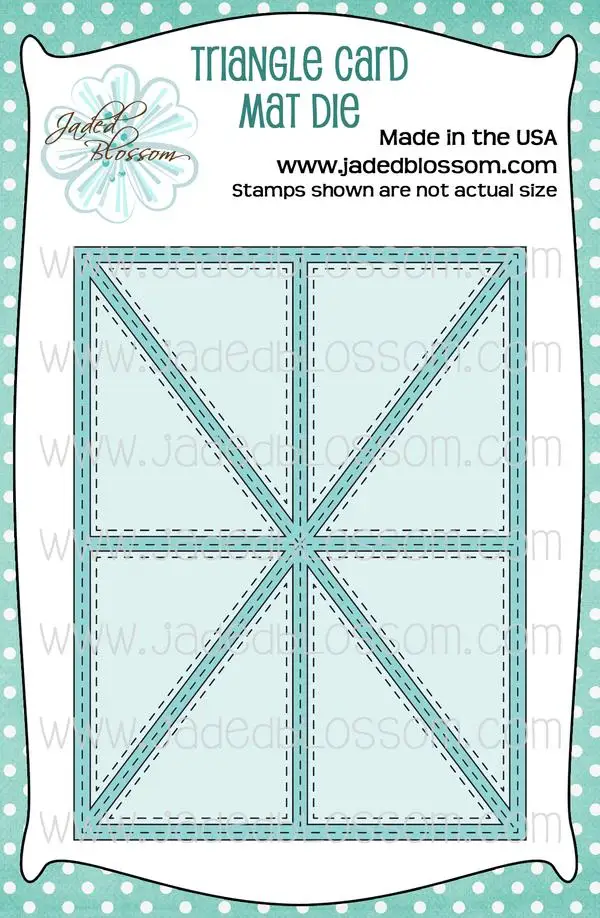 

Metal cutting dies Triangle Card Mat cut die mold card Scrapbook paper craft knife mould blade punch stencils