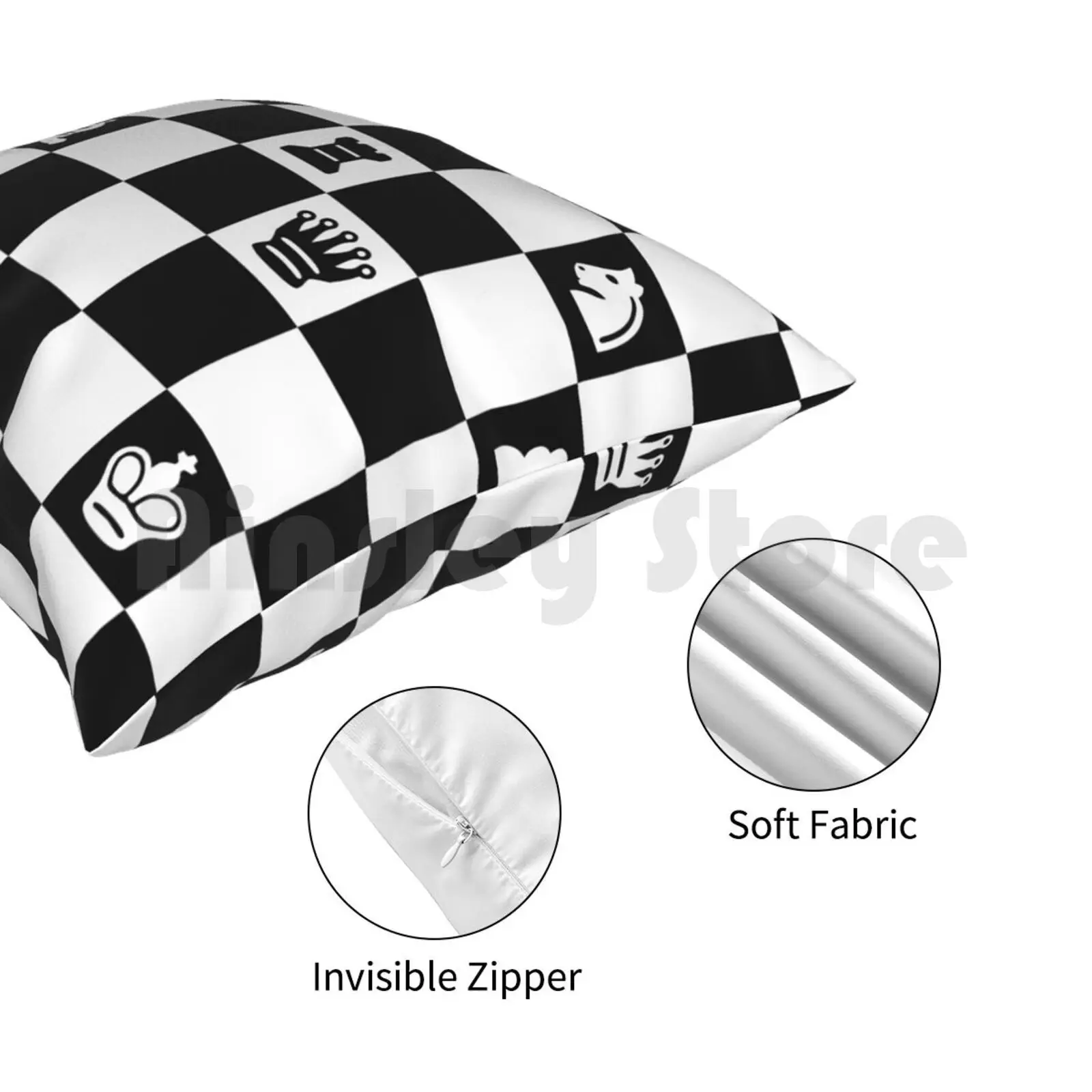 Шахматы вы живете только один раз подушка искусственная печать домашняя мягкая