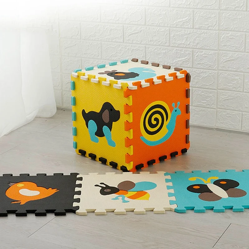 

Cartoon Animal Pattern Play Mats Puzzles EVA Foam Floor Pad for Children Baby Play Gym Crawling Mats Toddler Carpet